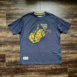 WEST VIRGINIA University Mountaineers Short Sleeved Tee Shirt WVU Large L